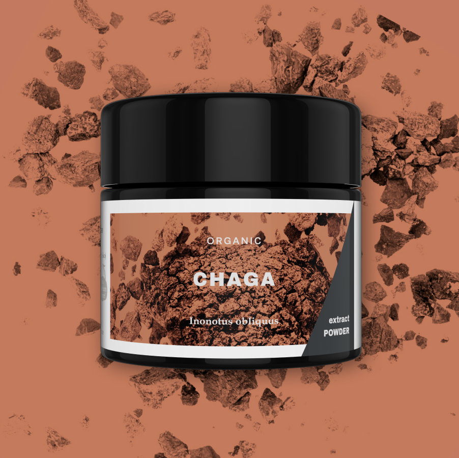 Chaga Organic Extract Powder 30g - KÄÄPÄ Mushrooms